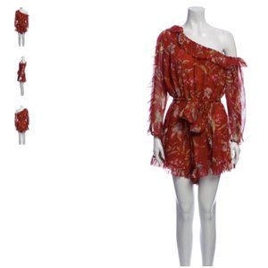 Zimmerman Silk Floral Print Romper